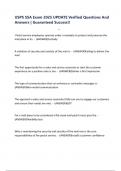 USPS SSA Exam 2025 UPDATE Verified Questions And Answers &vert; Guaranteed Success&excl;&excl;