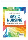 Test Bank For Davis Advantage for Basic Nursing&colon; Thinking&comma; Doing&comma; and Caring&colon; Thinking&comma; Doing&comma; and Caring Third Edition by Leslie S&period; Treas &vert;&vert;ISBN NO&colon;10&comma;1719642079&vert;&vert;ISBN NO&colon;13&comma;978-1719642071&vert;&vert;All Chapters&vert;&vert;Complete Guide A&plus;