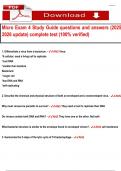 Micro Exam 4 Study Guide questions and answers &lpar;2025 2026 update&rpar; complete test &lpar;100&percnt; verified&rpar; 