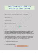 NURS 2207 GI QUIZ EXAM 2025 QUESTIONS AND ANSWERS