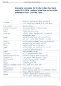 Exam &lpar;elaborations&rpar; Louisiana landscape Horticulture   
