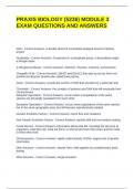 PRAXIS BIOLOGY &lpar;5236&rpar; MODULE 3 EXAM QUESTIONS AND ANSWERS
