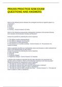 PRAXIS PRACTICE 5236 EXAM QUESTIONS AND ANSWERS