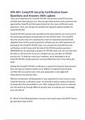 SY0-601&colon; CompTIA Security Certification Exam Questions and Answers 2025 update