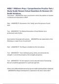 HBSE 1 Midterm Prep &sol; Comprehensive Practice Test &sol; Study Guide Newest Actual Questions & Answers &lpar;A&plus; Guide Solutions&period;