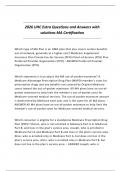 2026 UHC Extra Questions and Answers with solutions MA Certification