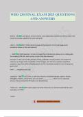 WDD 230 FINAL EXAM 2025 QUESTIONS AND ANSWERS