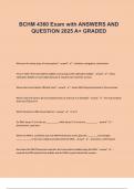 BCHM 4360 Exam 1 WITH VERRIFIED ANSWERS 2025&vert; 2026 A &plus; GRADED