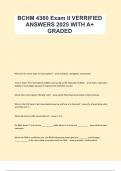 BCHM 4360 Exam A&plus; GRADED 2025 TOPRATED EXAM