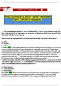 WGU D320&sol;CCSP &lpar;LATEST&rpar; QUESTIONS WITH 100&percnt; CORRECT ANSWERS&period;