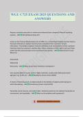 WGU C725 EXAM 2025 QUESTIONS AND ANSWERS