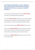 RVT ARDMS EXAM REVIEW &vert; update COMPLETE  MOST TESTED QUESTIONS AND WELL DETAILED  ANSWERS &lpar;100&percnt; Correct solutions&rpar; &vert; ALREADY  GRADED A&plus;