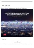 TEST BANK FOR Operations and Supply Chain Management 16th Edition by F&period; Robert Jacobs &comma; Richard B&period; Chase  ISBN&colon;978-1305957404 ALL CHAPTERS COVERED YOUR ULTIMATE GUIDE 100&percnt; VERIFIED A&plus; GRADE ASSURED&excl;&excl;&excl;&excl;&excl;&excl; NEW LATEST UPDATE&excl;&excl;&excl;&excl;&excl;&excl;