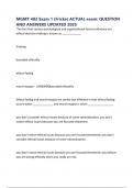 MGMT 402 Exam 1 &lpar;Fricke&rpar; ACTUAL exam&colon; QUESTION AND ANSWERS UPDATED 2025