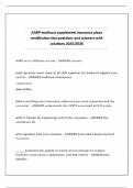 AARP ASSESSMENT EXAM PACKAGE DEAL QUESTIONS AND ANSWERS WITH VERIFIED SOLUTIONS UPDATED 2025&sol;2026