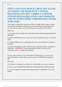WEST COAST EMT BLOCK 2 practice exams package &vert; COMPREHENSIVE STUDY GUIDE &vert; ADVANCED TESTBANK WITH PRACTICE QUESTIONS & ANSWERS &vert; LATEST UPDATE 2026&sol;2027