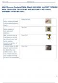 Exam &lpar;elaborations&rpar; NCCER power Tools  