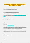 CADC II Prep Test Questions and Correct Answers &vert; 100&percnt; Verified &lpar;2025 Edition&rpar;&period;