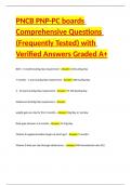 PNCB PNP-PC boards Comprehensive Questions &lpar;Frequently Tested&rpar; with Verified Answers Graded A&plus;