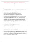 EMERGENCY TRIAGE PRACTICE QUESTIONS & ANSWERS SOLVED 100&percnt; CORRECT&excl;&excl;
