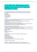 LSUS MBA 705 - Minsun Kim exam 1-Module 2 part 1External &lpar;&num;1&rpar; Questions and Answers correct