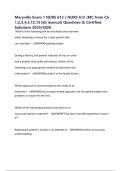 Maryville Exam 1 NURS 612 &sol; NURS 612 &lpar;MC from Ch 1&comma;2&comma;3&comma;4&comma;5&comma;12&comma;13 lab manual&rpar; Questions & Certified Solutions 2025&sol;2026