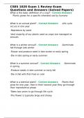 CSES 1020 Exam 1 Review Exam Questions and Answers &lpar;Solved Papers&rpar;&period;
