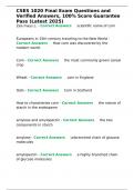CSES 1020 Final Exam Questions and Verified Answers&comma; 100- Score Guarantee Pass &lpar;Latest 2025
