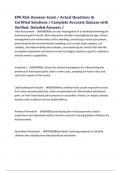 EPA Risk Assessor Exam &sol; Actual Questions & Certified Solutions &sol; Complete Accurate Quizzes with Verified&comma; Detailed Answers &sol;