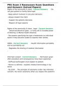 PN1 Exam 2 Rasmussen Exam Questions and Answers &lpar;Solved Papers&rpar;