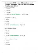Rasmussen PN1 Exam 3 Questions and Verified Answers&comma; 100- Score Guarantee Pass &lpar;Latest 2025&rpar;