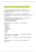 NSG 122 Exam 3 &ndash; Questions With Expert Solutions