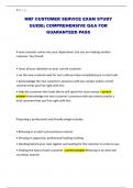 NRF CUSTOMER SERVICE EXAM STUDY GUIDE&semi; COMPREHENSIVE Q&A FOR GUARANTEED PASS
