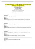 CHAPTER 12&colon; LIVER&comma; GALLBLADDER&comma; AND PANCREATIC DISEASES AND DISORDERS