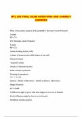MTL 200 FINAL EXAM QUESTIONS AND CORRECT ANSWERS