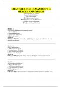 CHAPTER 2&colon; THE HUMAN BODY IN HEALTH AND DISEASE