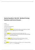 Review Questions ASA 104 - Bareboat Cruising Questions and Correct Answers