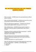 MTL 200 EXAM QUESTIONS AND 100&percnt; VERIFIED ANSWERS &lpar;NEWEST&rpar;