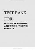 Test Bank for Introduction to Fund Accounting&comma; 4th Edition &mdash; Norvelle