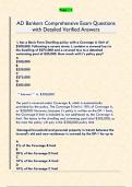AD Banker Exam Questions with Detailed  Verified Answers 