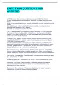 LIHTC EXAM QUESTIONS AND ANSWERS