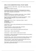 WGU C100 HUMANITIES FINAL STUDY GUIDE