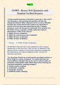 CHMM - Bowen EHS Questions with  Detailed Verified Answers 