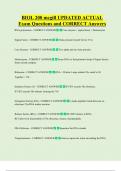 BIOL 200 mcgill UPDATED ACTUAL   Exam Questions and CORRECT Answers 