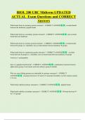 BIOL 200 UBC Midterm UPDATED   ACTUAL  Exam Questions and CORRECT  Answers 