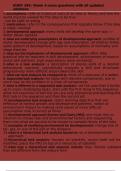 EDKP 396&comma; Week 4 exam questions with all updated solutions