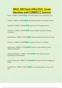 BIOL 200 Final UPDATED   Exam  Questions and CORRECT Answers