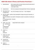 EDKP 396&comma; Week 4 Theory and Practice Final Exam