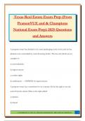 Texas Real Estate Exam Prep &lpar;From PearsonVUE and & Champions National Exam Prep&rpar; 2025 Questions and Answers