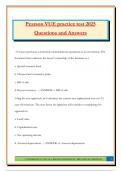 Pearson VUE practice test 2025 Questions and Answers